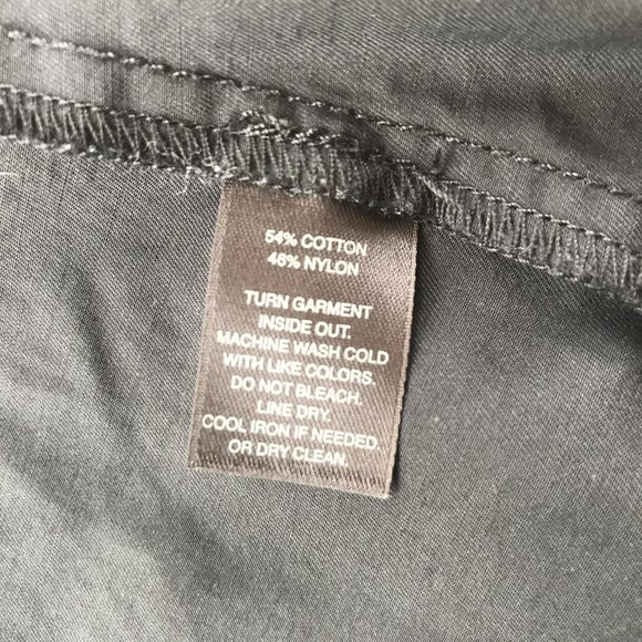 White House Black Market Black Ruffled Lapel Light Nylon Jacket Size 14 - Picture 10 of 10